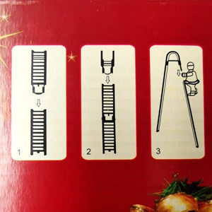 Guide d'assemblage en trois étapes pour l'accessoire d'échelle du Père Noël électrique