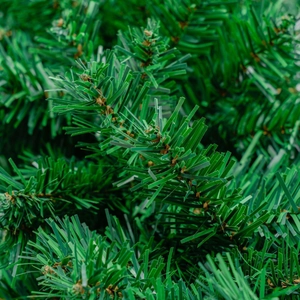 2.7m artificial green pine garland with dense needles for Christmas holiday decoration