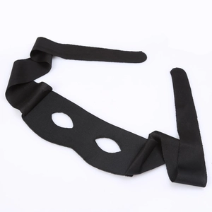 Halloween Zorro Eye Mask Polyester Fabric Tie On Hero Cosplay Mask Masquerade Party Costume Mystery Accessories For Men Women Kids