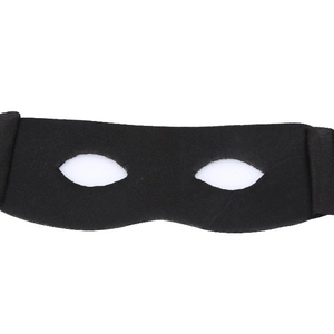 Classic black fabric eye mask for Halloween Zorro cosplay and masquerade party accessories