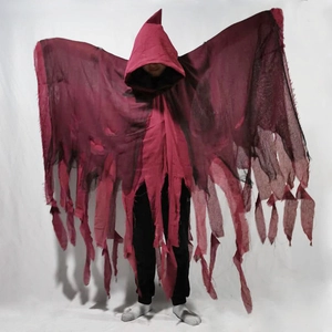 Halloween Kapuzenumhang Geist Tod Vampir Umhang Für Erwachsene Horror Cosplay Kostüm Party Outfit Einheitsgröße