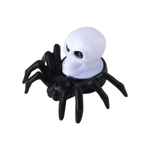 Halloween spider skull LED candle light ornament for festive party atmosphere decoration