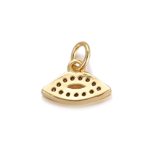 Elegant gold heart key pendant with geometric pattern for DIY jewelry making