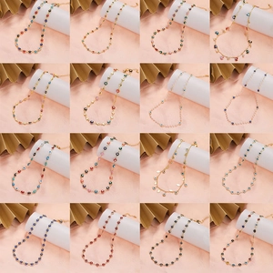 Collana in Acciaio Inossidabile Con Ciondolo Malocchio Per Donna Uomo Oro Stella Cuore Mano di Fatima Gioielli Boho Minimalisti