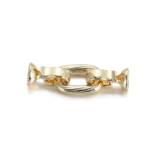 Gepolijste gouden geometrische magnetische sluiting voor DIY sieraden accessoires