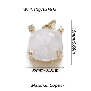 Detailed macro view showing dimensions and weight of the copper butterfly heart pendant