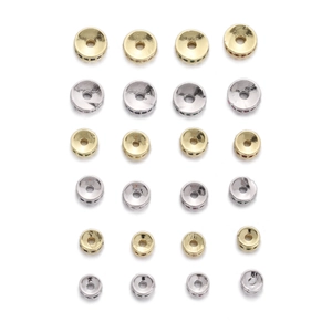 Kupfer Runde Zirkonia Abstandsperlen Für DIY Schmuckherstellung Armband Komponenten Gold Silber Galvanisiert Micro Pave Rad Perlen