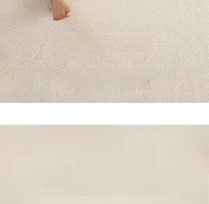 Detail of high-density sisal-style woven carpet with thick elastic resilience and soft texture
