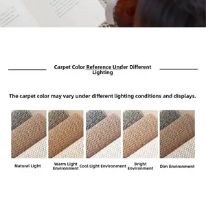 Detailed comparison of sisal-style doormat texture under natural, warm, and cool lighting