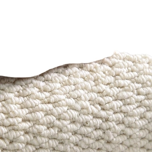 Durable scallop-shaped sisal look doormat with thick textured pile for entryway