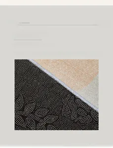 Detail view of the non-slip plastic dotted backing for enhanced carpet grip and safety