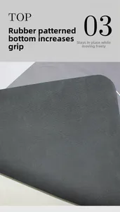 Detail of rubber floral patterned backing for enhanced slip resistance and stability