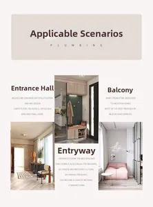 Brown coil doormat displayed in modern entryway, balcony and indoor home settings
