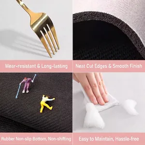 Cute cartoon pig diatom mud absorbent bath mat with non-slip rubber bottom for bathroom