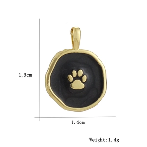 Macro view of 18k gold plated camera heart pendant with dimensions 1.9cm by 1.4cm