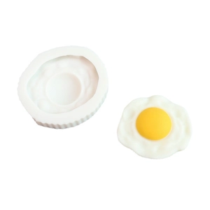 Poached egg shaped silicone mold for DIY aromatherapy candle and plaster crafts