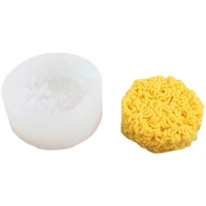 Silicone mold for DIY noodles shaped candles and aromatherapy plaster crafts