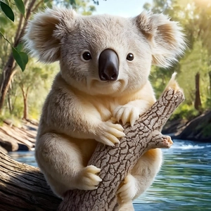 Detailed texture of a 3D koala silicone mold showing realistic fur and relief features