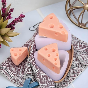 Moule en silicone en forme de fromage pour gâteau mousse DIY sur tissu vintage