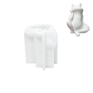 Moule en silicone grenouille 3D pour ornements en résine et bougies parfumées DIY