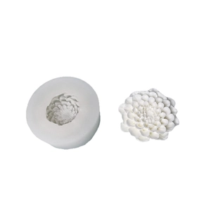 Stampo in silicone 3D a forma di dalia e peonia per sapone, candele e artigianato