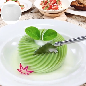 Spiral apple mousse silicone mold for high temperature baking of desserts and pudding
