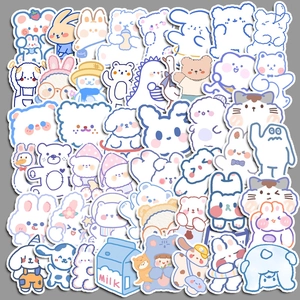 Autocollants de Dessin Animé Lait de Myrtille Imperméable PVC DIY Décalcomanies pour Valise Ordinateur Portable Album