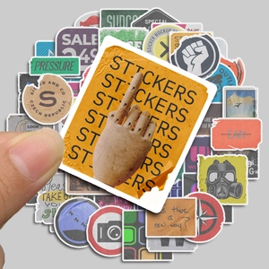 Pack of 50 cartoon stickers for luggage and laptops with waterproof DIY art designs