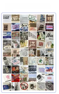 Détail de 54 autocollants créatifs de texte style acrylique pour journaux et ordinateurs
