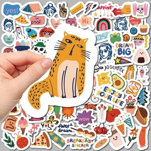 99pcs cute cartoon graffiti stickers for DIY scrapbooking and water bottle decoration