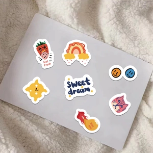 99Pcs cute cartoon graffiti stickers set for DIY journal water bottles and decoration