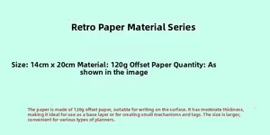 Specifications of 120g vintage Cinderella theme scrapbooking paper for DIY journals