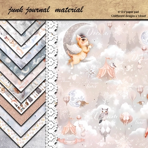Vintage Dreamland Scrapbooking Material Paper Acid Free Decorative Background Cardstock For DIY Journaling Crafting Scrapbook