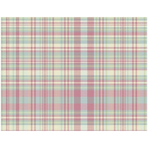 Macro texture of pink plaid vintage scrapbook paper with soft pastel macaron pattern