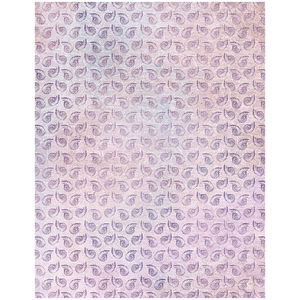 Vue détaillée du papier scrapbooking rétro avec motif coquillages violets