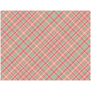 Flat lay of retro pink plaid pattern paper for scrapbooking and creative DIY crafts