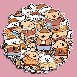 Set di 36 adesivi cartoon Pompompurin per laptop e valigie adesivi impermeabili per DIY