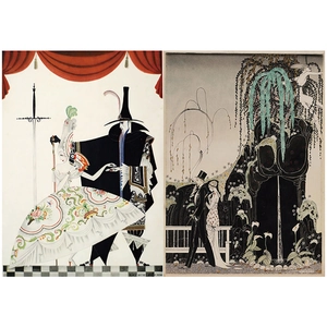 12 hojas de papel de collage con ilustraciones fantásticas vintage para scrapbooking DIY