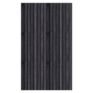 Modern dark grey wood grain vertical slat wall sticker for interior home wall decoration