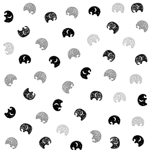Modern minimalist elephant silhouette removable PVC wall sticker for children's bedroom decor