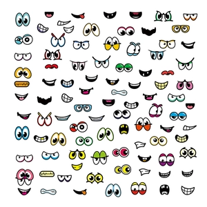 DIY Halloween pumpkin stickers with cute cartoon expressions on high quality PVC material