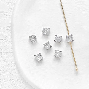 Detail van 14k vergulde zirkoon tussenkralen voor het maken van DIY sieraden