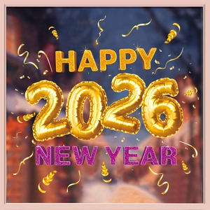 Frohes Neues Jahr 2026 Fensteraufkleber PVC 3D Glitzer Wandtattoo Festliche Feiertag Schaufenster Glas Deko Gold Blau Schneeflocke Schmetterling Home Dekoration