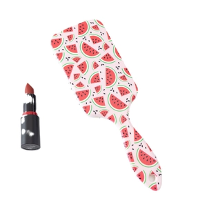 Brosse à cheveux de massage à coussin d'air avec motif pastèque et trou de suspension