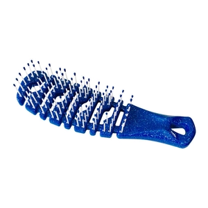 Süße belüftete Haarbürste für Kinder in Marineblau mit Glitzer und Massageborsten