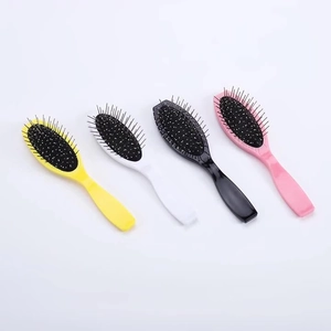 Professional Oval Air Cushion Hairbrush With Metal Steel Needles For Wig Care Detangling Massage Comb Daily Use
