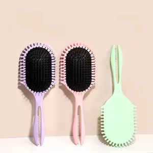 Tre pettini per capelli multifunzionali in viola pastello, rosa e verde menta