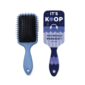 Kpop fashion air cushion hairbrush set with cartoon print and scalp massage bristles