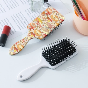 Set spazzole per capelli con riccio e fungo, setole massaggianti e cuscino d'aria