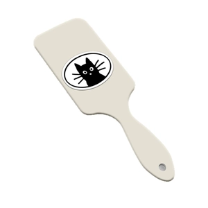 Brosse à cheveux motif chaton mignon avec coussin d'air massant pour cuir chevelu